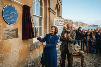 Mary Anning’s legacy cemented with Lyme Regis blue plaque