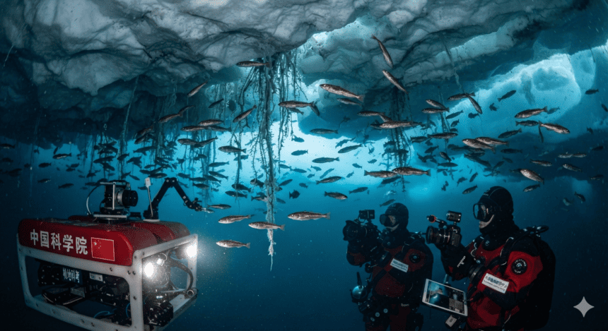 Chinese researchers find polar cod thriving under Arctic ice