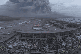 Mount Lewotobi Laki-Laki eruption traps thousands as regional travel grinds to a halt