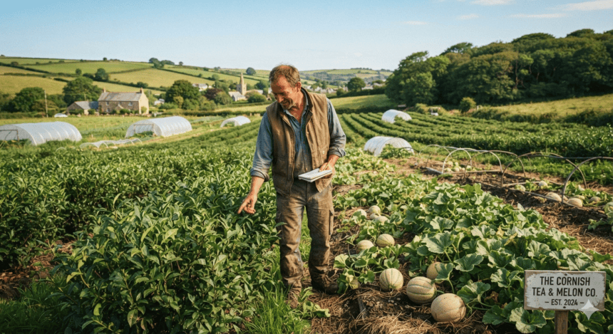 England’s Changing Harvest: Tea and Cantaloupe Take Root in Warming Soil