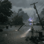 Hurricane Lowell Knocks Out Power for 30,000 as Storm Tracks Inland