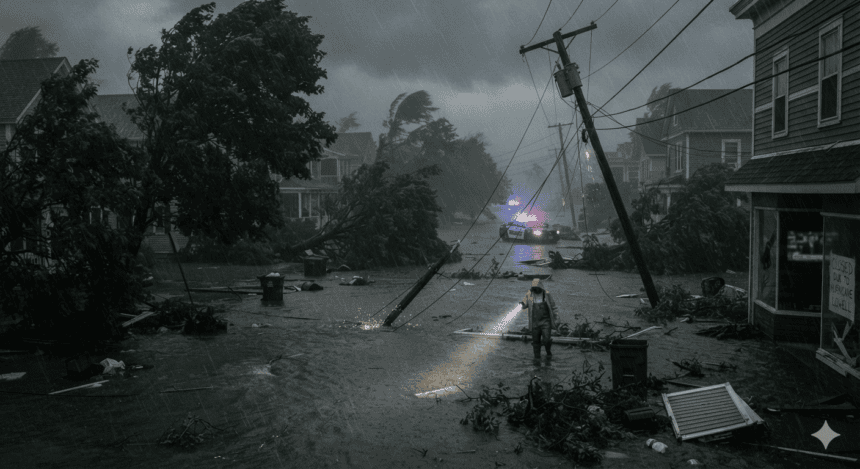 Hurricane Lowell Knocks Out Power for 30,000 as Storm Tracks Inland