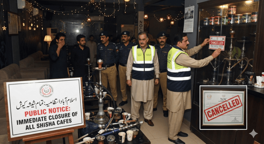 Islamabad Administration Bans All Shisha Cafes, Cancels Existing NOCs