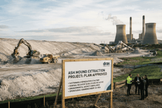 Drax Power Station wins approval to mine ash from historic site