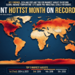 August ties as globe’s hottest month on record