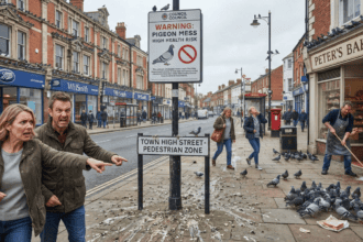 High Street pigeon infestation leaves shopkeepers and shoppers at odds