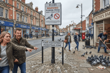 High Street pigeon infestation leaves shopkeepers and shoppers at odds