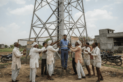 Villagers tie technician to cell tower over 5G outages