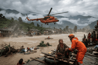 In Flood-Stricken Nepal, a Cool Gust Carries Hopes of a Miracle Rescue