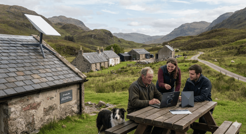 Starlink broadband pilot targets rural 'not spots'