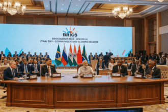 World leaders gather in New Delhi for final day of BRICS summit