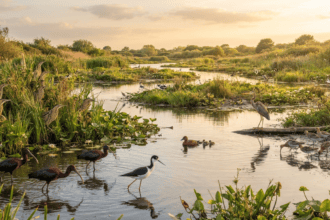 Restored wetland becomes haven for rare birds