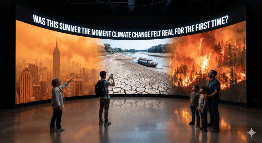 Was this summer the moment climate change felt real for the first time?