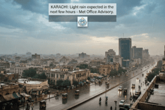 Karachi likely to receive light rain over next few hours: Met Office