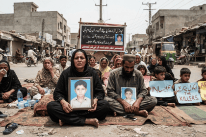 Manghopir child murder: Family protest continues for 8th day, killers still at large