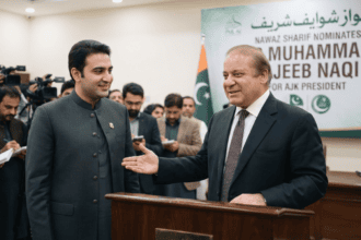 Nawaz Sharif nominates Dr Muhammad Najeeb Naqi for AJK president