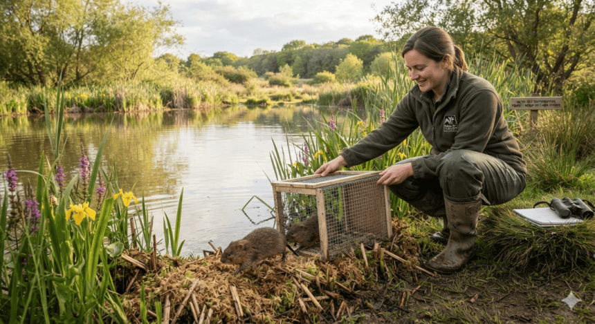 Endangered water voles introduced to reserve