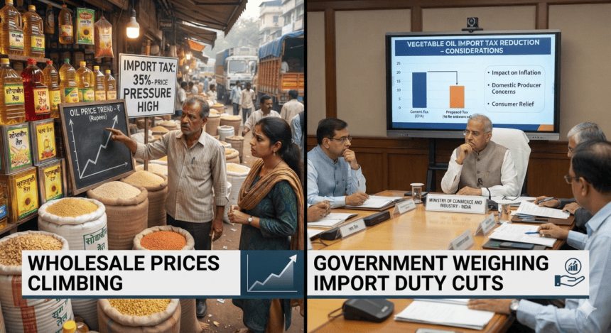 India considers cutting vegetable oil import taxes as prices climb