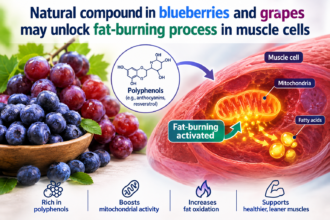 Blueberries & Grapes: The Natural Compound That May Help Activate Fat Burning