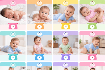 What Is the Average Baby Weight by Month?