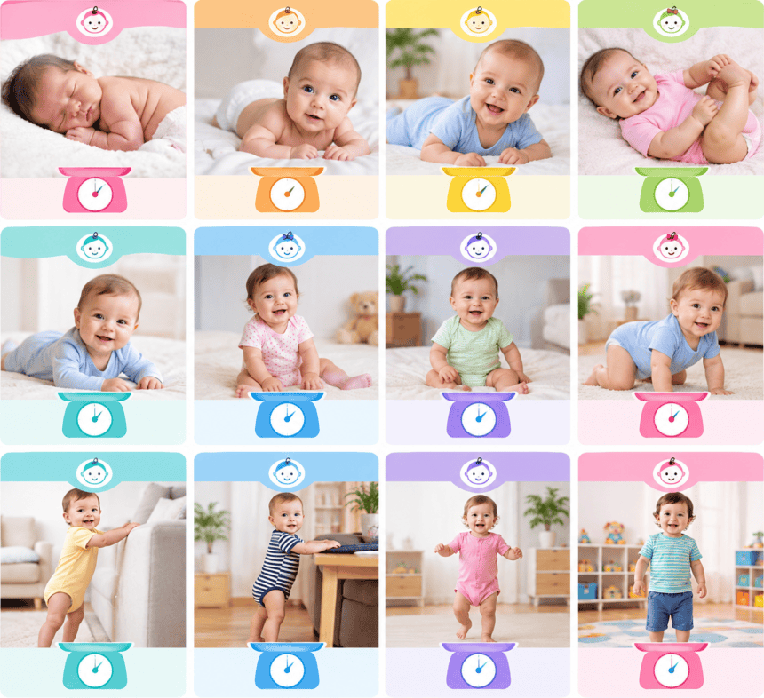 What Is the Average Baby Weight by Month?