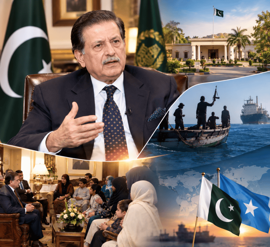 Governor Sindh Naal Hashmi Comments on Pakistani Nationals Detained in Somalia