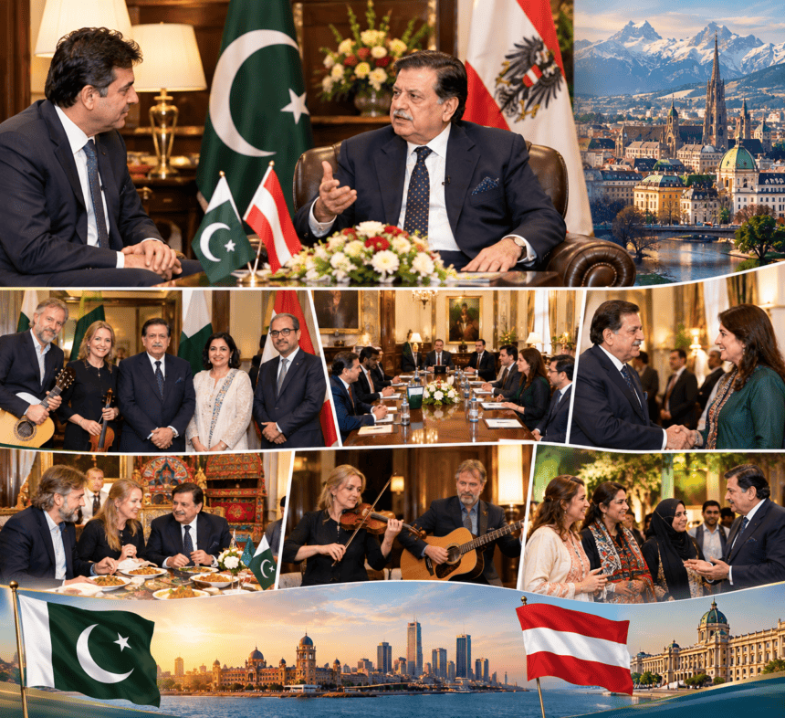Governor Sindh Meets Austrian Honorary Consul General, Discusses Trade and Economic Cooperation