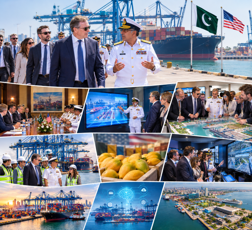 US Consul General Visits Karachi Port, Reviews Modernisation and Investment Opportunities