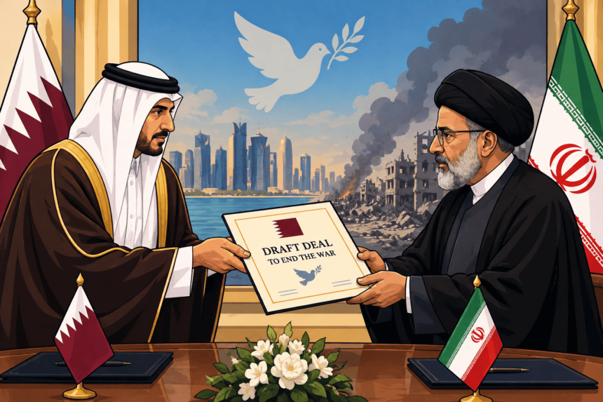 Qatar presents Iran with new draft deal to ​end the war