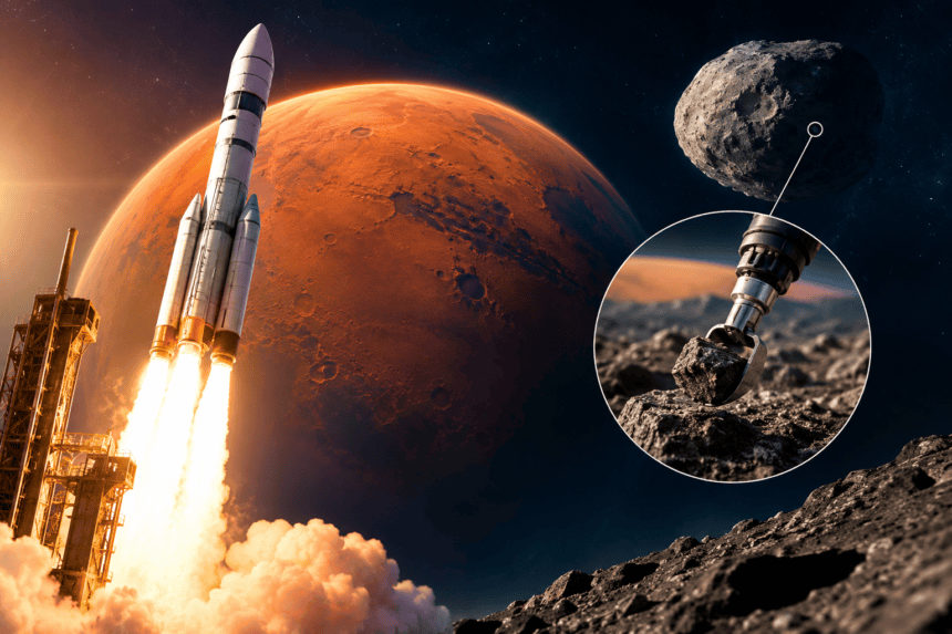 Mission set to blast off for Mars to grab a piece of its moon