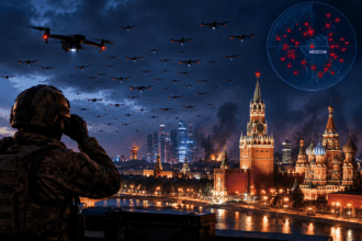 Russia says more than 600 drones launched towards Moscow overnight