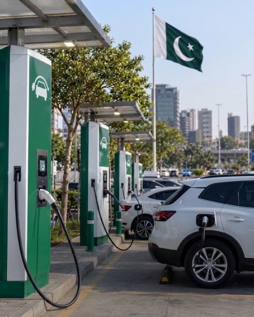 Pakistan targets 3,000 public EV charging stations by 2030