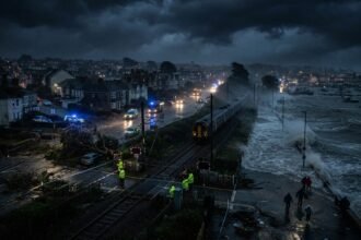 Storm Austen leaves thousands in the dark across southern UK