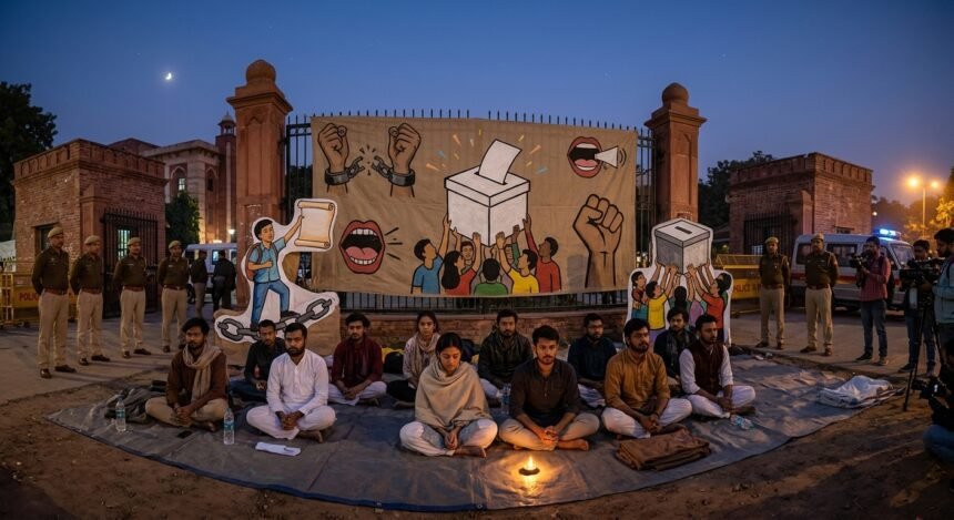 Students on hunger strike in India demand restoration of student union